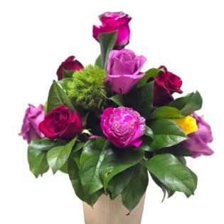 Fresh Flower Bouquet with Vase | Designed by Marilu Herrera | 7