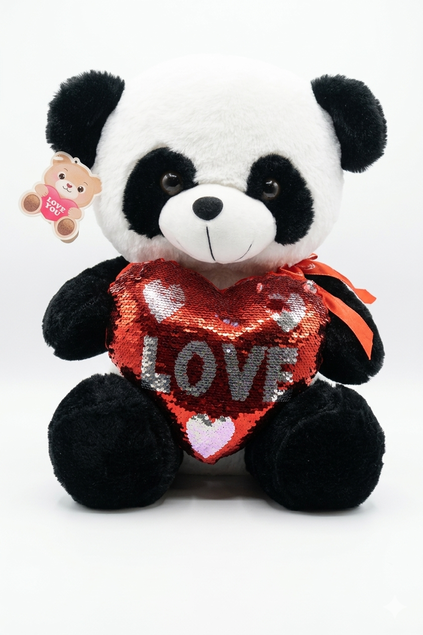 oso con corazon rojo 1 - Forever Floral Gifts