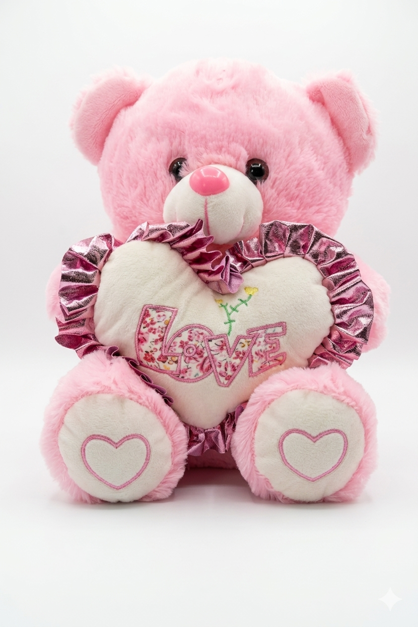 oso rosado 1 - Forever Floral Gifts