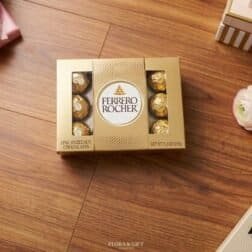 Delicious Ferrero Rocher chocolates in elegant packaging, perfect for gifting or indulging.
