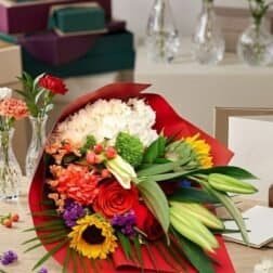 Radiant Celebration" Mixed Bouquet