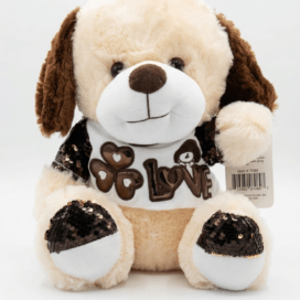 Chocolate & Cream Heart Puppy