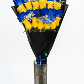 Midnight & Sun Rose Arrangement