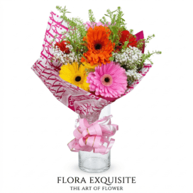 The Sunburst Gerbera Bouquet